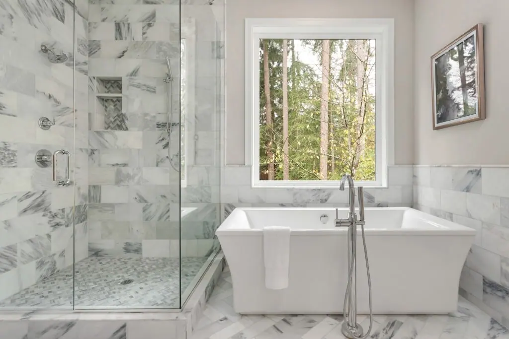 Wall-hung vanity and mirror cabinet, Canberra home