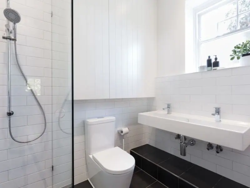 Completed bathroom renovation, Canberra home