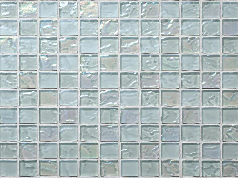 Glass tile, a splashback and feature wall option for Canberra bathrooms
